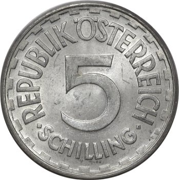 Oostenrijk 5 schilling 1952 - 1