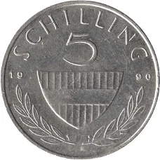 Oostenrijk 5 schilling  1970