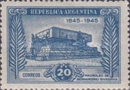 5445 Argentinië 20 centavos 1945 conditie: gestempeld  