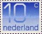 1066A Nederland 10 cent 1976 boven en onder ongetand. conditie: gestempeld - 0