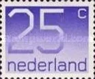 1067A Nederland 25 cent 1976. onder en boven ongetand. conditie: gestempeld - 0