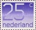 1067A Nederland 25 cent 1976. onder en boven ongetand. conditie: gestempeld     