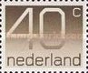 1068A Nederland 40 cent 1976. onder en boven ongetand. conditie: gestempeld - 0 - Thumbnail
