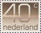 1068C Nederland 40 cent 1976. onder ongetand. conditie: gestempeld - 0