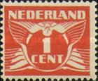 146 Nederland 1 cent 1924. conditie: gestempeld  