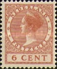 152 Nederland 6 cent 1924. conditie: gestempeld - 0