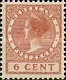 152 Nederland 6 cent 1924. conditie: gestempeld - 0 - Thumbnail