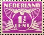 173 Nederland 1.5 cent 1926. conditie: gestempeld    
