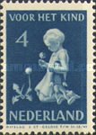 377 Nederland 4 cent 1940. conditie: gestempeld  
