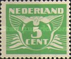 380 Nederland 5 cent 1941. conditie: gestempeld  