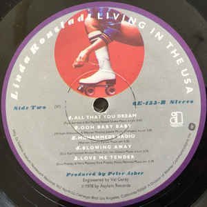 LP - Linda Ronstadt - Living in the USA - 2