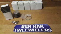 6X Zuiger 80cc Kawasaki AR 49.00 mm complete Nieuw UITVERKOOP !