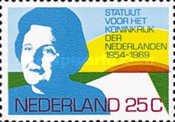 933 Nederland 25 cent  1969 conditie:  gestempeld   