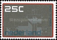 935 Nederland 25 cent  1970 conditie:  gestempeld     