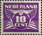 382 Nederland 10 cent 1941 conditie: gestempeld - 0