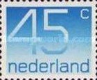1069 Nederland 45  cent 1976 boven en onder ongetand conditie: gestempeld   