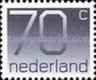 1415a Nederland 70 cent 1991 boven en onder ongetand conditie: gestempeld - 0 - Thumbnail