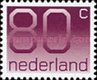 1416a Nederland 80 cent 1991 boven en onder ongetand conditie: gestempeld - 0 - Thumbnail