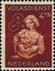 424 Nederland 4 cent 1944 conditie: postfris met plakker - 0 - Thumbnail
