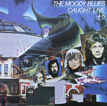 2-LP - Moody Blues - Caught live +5 - 0