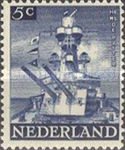 431 Nederland 5 cent 1944 conditie: gestempeld - 0