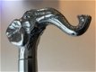 1 wandelstok, olifant, nikkel , wandelstok - 0 - Thumbnail