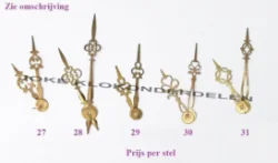 = Wijzers = comtoise = restant =44449