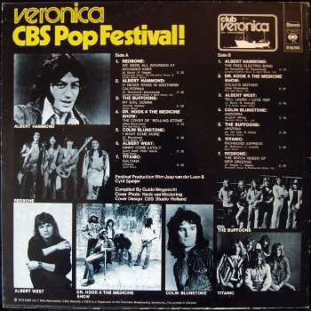 LP - Veronica CBS Pop-Festival 1973 - 1