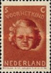 446 Nederland 5 cent 1945 conditie: gestempeld - 0