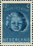 448 Nederland 12.5 cent 1945 conditie: gestempeld - 0