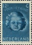 448 Nederland 12.5 cent 1945 conditie: gestempeld  