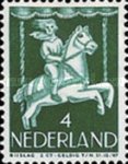 473 Nederland 4 cent 1946 conditie: gestempeld - 0