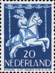 476 Nederland 20 cent 1946 conditie: gestempeld  