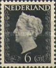 478 Nederland 6 cent 1947 zwart conditie: gestempeld - 0