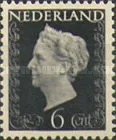 478 Nederland 6 cent 1947 zwart conditie: gestempeld