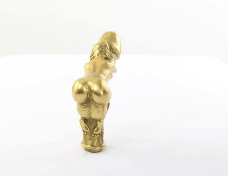 Wandelstok met echt erotisch vrouwelijk bronzen handvat - 6