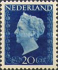 484 Nederland 20 cent 1947 conditie: gestempeld