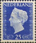 486 Nederland 25 cent 1947 conditie: gestempeld - 0