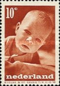 498 Nederland 10 cent 1947 conditie: gestempeld - 0