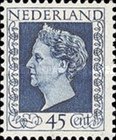 500 Nederland 45 cent 1948 conditie: gestempeld  