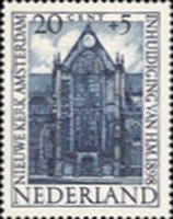 506 Nederland 20 cent 1948 conditie: postfris met plakker - 0