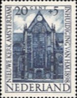 506 Nederland 20 cent 1948 conditie: postfris met plakker