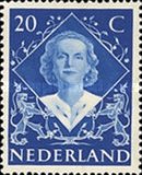 510 Nederland 20 cent 1948 conditie: gestempeld - 0