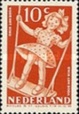 514 Nederland 10 cent 1948 conditie: postfris met plakker