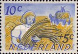 519 Nederland 10 cent 1949 conditie: postfris met plakker  