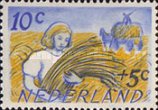 519 Nederland 10 cent 1949 conditie: gestempeld 