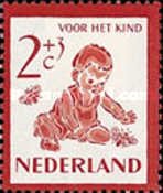 565 Nederland 2 cent 1950 conditie: gestempeld  