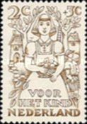 546 Nederland 2 cent 1949 conditie: postfris met plakker - 0