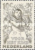 549 Nederland 10 cent 1949 conditie: gestempeld  