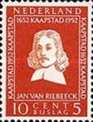 585 Nederland 10 cent 1952 conditie: gestempeld - 0